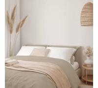 BELUM | Housse de Couette 100% Coton peigné Satin 300 Fils/cm² Certifié Oeko-Tex Lit : 140 x 200 cm. Couleur : Beige