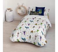 BELUM | Housse de couette Batman | Housse de couette avec boutons | Housse de couette 100% coton | Housse de couette de qualité | Housse de couette (lit de 80 (140 x 200 cm)