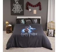 BELUM - Housse de couette en microfibre Harry Potter pour lit 150/160 - Dimensions du produit : (240 x 220 cm) - Modèle : Harry Potter VS Voldemort