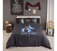 BELUM - Housse de couette en microfibre Harry Potter pour lit de 90 cm - Dimensions du produit : (155 x 220 cm) - Modèle : Harry Potter VS Voldemort