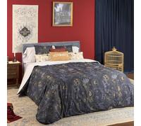 BELUM - Housse de couette Harry Potter - Housse de couette Harry Potter Gold - Housse de couette avec boutons - Housse de couette 100% coton - Lit de 180 (260 x 240 cm)