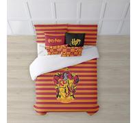 BELUM Housse de Couette Harry Potter | Housse de Couette modèle Gryffindor Shield | Housse de Couette avec Boutons | Housse de Couette 100% Coton | Housse de Couette (lit 135/140 (220 x 240 cm)