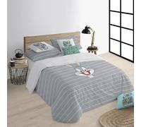 BELUM - Housse de couette Looney Tunes - Modèle Bugs Bunny - Housse de couette avec boutons - 100% coton - Housse de couette pour lit de 120 cm (200 x 200 cm)