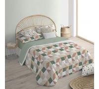 Belum Housse de couette pour lit double modèle Chloe 4 - Housse de couette avec boutons - Housse de couette 100% coton - Housse de couette de qualité supérieure - Housse de couette (lit de 150)