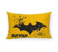 BELUM | Housse de coussin Batman | Housse de coussin Tissu Half Panama 100% coton biologique | Housse de coussin Fermeture éclair invisible | Taille 30 x 50 cm