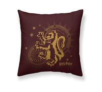 BELUM | Housse de Coussin Harry Potter Taille: 50x50 - Modèle : Gryffondor Gold A - Tissu Half Panama 100% Coton 250 Grs.