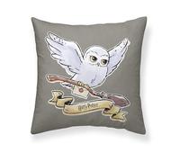 BELUM | Housse de Coussin Harry Potter Taille: 50x50 - Modèle : Little Hedwig A - Tissu Half Panama 100% Coton 250 Grs.