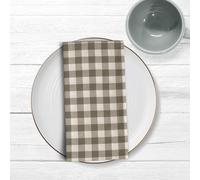 BELUM | Lot de 2 Serviettes Modèle : Carreaux 150-04 Taille: 45x45 cm, Serviettes Tissu: 65% Coton Biologique - 35% Polyester 220 grs.