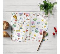 BELUM Lot de 2 Sets de Table Anti-Taches modèle Vegetables 02 - Set de Table en résine - Set Simple - 45 x 35 cm