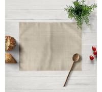 Belum Lot de 2 Sets de Table Beige 50 x 40 cm Uni