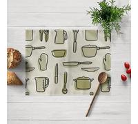 BELUM Lot de 2 sets de table Masterchef Modèle 0400-59 - Taille : 45 x 35 | Nappe individuelle réutilisable