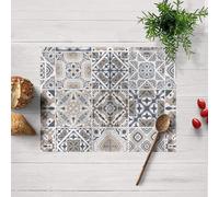 BELUM Lot de 2 Sets de Table Simple 45 x 35 | Lot de 2 Sets de Table Simple | Nappe 100% Coton résiné Anti-Taches, 300 g. | Nappe Anti-Taches