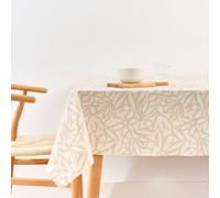 BELUM - Nappe 300 x 140 cm Anti-Taches 100% Coton résiné Modèle 0120-240 - Nappe Non cirée au Toucher Coton, Nappe imperméable, Nappe Anti-Taches, répulsif Liquide