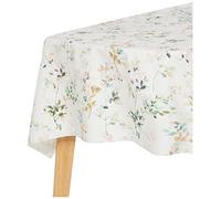 BELUM - Nappe 300 x 140 cm Anti-Taches 100% Coton résiné Modèle 0120-247 - Nappe Non cirée au Toucher Coton, Nappe imperméable, Nappe Anti-Taches, répulsif Liquide