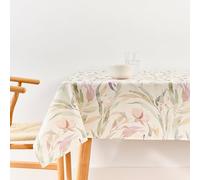 BELUM - Nappe 300 x 140 cm Anti-Taches 100% Coton résiné Modèle 0120-248 - Nappe Non cirée au Toucher Coton, Nappe imperméable, Nappe Anti-Taches, répulsif Liquide