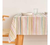 BELUM Nappe Anti-Taches, Taille 180 x 300 cm - Nappe au Toucher Extra Douce, Couleur Multicolore, Nappe 100% fabriquée en Espagne, Tissu 100% Coton Biologique, Nappe modèle Naiara 4-100
