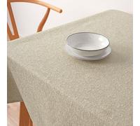 BELUM Nappe Anti-Taches Jacquard Taille 100 x 80 cm - Nappe Anti-Taches, Toucher Extra Doux, Couleur Beige, Nappe en Tissu 70% Coton et 30% Polyester, modèle 000-068