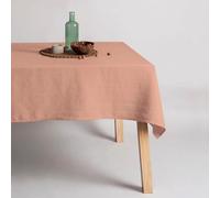 Belum Nappe Anti-Taches Lin 100% Dustypink 350 x 150 cm | Nappe de Table rectangulaire résinée | Nappe Hydrofuge de qualité en différentes Dimensions | Nappes en Lin pour intérieur et extérieur