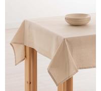 Belum Nappe Anti-Taches Lin 100% frêne 350 x 150 cm | Nappe de Table rectangulaire résinée | Nappe Hydrofuge de qualité en différentes Dimensions | Nappes en Lin pour intérieur et extérieur