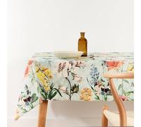 BELUM Nappe Anti-Taches, Taille 100 x 80 cm - Nappe au Toucher Extra Douce, Couleur Multicolore, Nappe en Tissu 100% Coton Biologique, modèle 0120-345