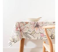 BELUM Nappe Anti-Taches, Taille 155 x 155 cm - Nappe au Toucher Extra Douce, Couleur Multicolore, Nappe en Tissu 100% Coton Biologique Modèle 0120-326