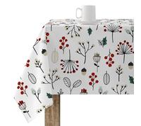BELUM Nappe de Noël | Nappe Anti-Taches Table Rectangulaire Résiné | Nappe en résine (Tacte plastifié) | Nappe de Table | Nappe de Table Maison (140 x 140 cm)