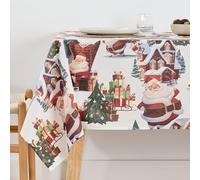 BELUM | Nappe de Noël | Nappe Anti-Taches Table rectangulaire résinée | Nappe en résine (Tacte plastifié) | Nappe de Table | Table ménage (100 x 140 cm)