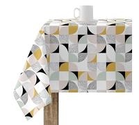 BELUM Nappe en résine 100% Coton Biologique XL | Nappe en résine Anti-Taches | Grande Nappe pour Table rectangulaire (100 x 180)