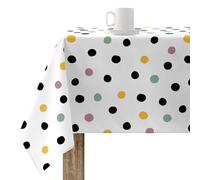 BELUM Nappe en résine 100% Coton Biologique XL | Nappe en résine Anti-Taches | Grande Nappe pour Table rectangulaire (100 x 250)