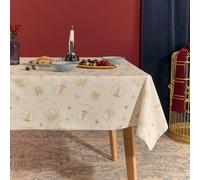 BELUM Nappe en résine Anti-Taches Dimensions : 200 x 140 cm Modèle : Hogwarts Christmas Nappe rectangulaire imperméable