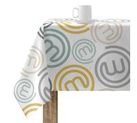 BELUM Nappe en résine anti-taches Masterchef Taille : 100 x 140 cm Modèle : 0400-25 Tissu : 100% coton - Nappe non-toile cirée toucher coton très doux - Nappe imperméable à l'eau répulsif liquide