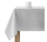 BELUM Nappe en résine anti-taches Masterchef Taille : 140 x 140 cm Modèle : 0400-40 Tissu : 100% coton - Nappe non-toile cirée toucher coton très doux - Nappe imperméable à l'eau répulsif liquide