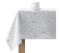 BELUM Nappe en résine anti-taches Masterchef Taille : 250 x 140 cm Modèle : 0400-61 Tissu : 100% coton - Nappe non-toile cirée toucher coton très doux - Nappe imperméable à l'eau répulsif liquide