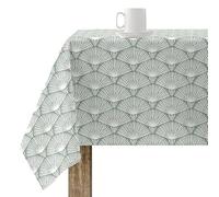 BELUM | Nappe résine 100% coton organique XL | Nappe résine anti-taches | Grand nappe pour table rectangulaire (250 x 140)
