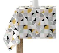 BELUM | Nappe XL 180 x 250 cm Anti-Taches 100% Coton résiné, Nappe Non cirée au Toucher Coton, Nappe imperméable, Nappe Anti-Taches, répulsif liquides