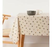 BELUM Nappe XL 200 x 140 cm Anti-Taches 100% Coton résiné, Non Toile cirée, Toucher Coton