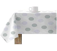 BELUM Nappe XL 300 x 140 cm Anti-tâches, 100% Coton résiné, Nappe Non cirée, Nappe au Toucher Coton, Nappe imperméable, Nappe Anti-Taches Répulsif liquides