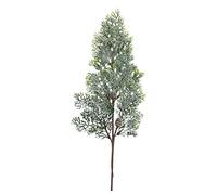 belupai Branche de Cyprès Artificielle Enneigée de 60 Cm, Fausse Tige de Pin Givré, Pic de Sapin de Noël, Verdure d'hiver, Brin de Pin pour Sapin de Noël, Guirlandes, Couronnes, Artisanat,(Vert)