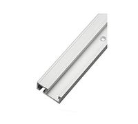 belupai Gabarit de fixation en alliage d'aluminium de 600 mm - 45 x 12,8 mm - Pour table de sciage, routeur, table de travail du bois
