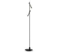Belux Esprit Double Floor 33° Stehleuchte, noir / nickel