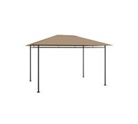 Vidaxl Belvédère 4x3x2,7 M Taupe 180 G/M²