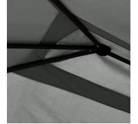 Belvédère 3x4x2,6 m Anthracite 160 g/m² solide - vidaXL - acier - pour l'extérieur xoj14l