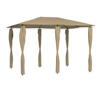Belvédère 3x4x2,6 m Anthracite 160 g/m² Tonnelle Pavillon Chapiteau vidaXL