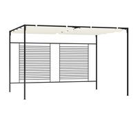 vidaXL Prieel met uittrekbaar dak 180 g/m² 3x4x2,3 m crÃmekleurig313623
