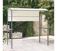 Belvédère avec Toit 220x110x200 cm Anthracite Tonnelle de Jardin Abri vidaXL