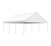 vidaXL Belvédère avec toit blanc 6,69x5,88x3,75 m polyéthylène 3155519