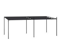 Belvédère avec Toit Rétractable 600x300x233 cm Anthracite Pavillon vidaXL