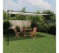 Belvédère blanc 4x4 m 180 g/m² tissu et acier auvent abri à baldaquin vidaXL