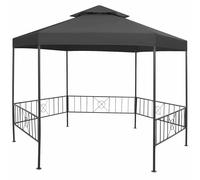 Belvédère de Jardin 323x275x265 cm 180 g/m² Tonnelle Pavillon Chapiteau vidaXL