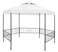 Belvédère de jardin 323x275x265 cm Blanc 180 g m²